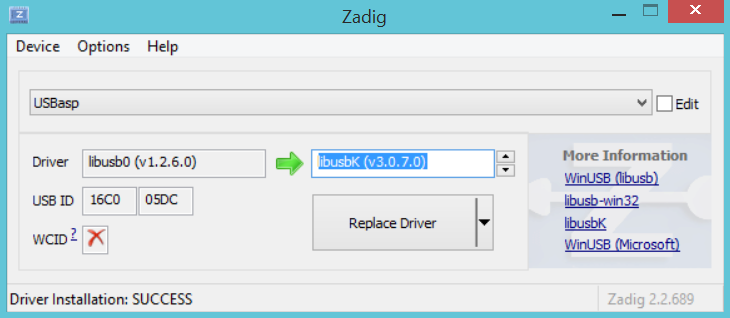 uninstall zadig driver